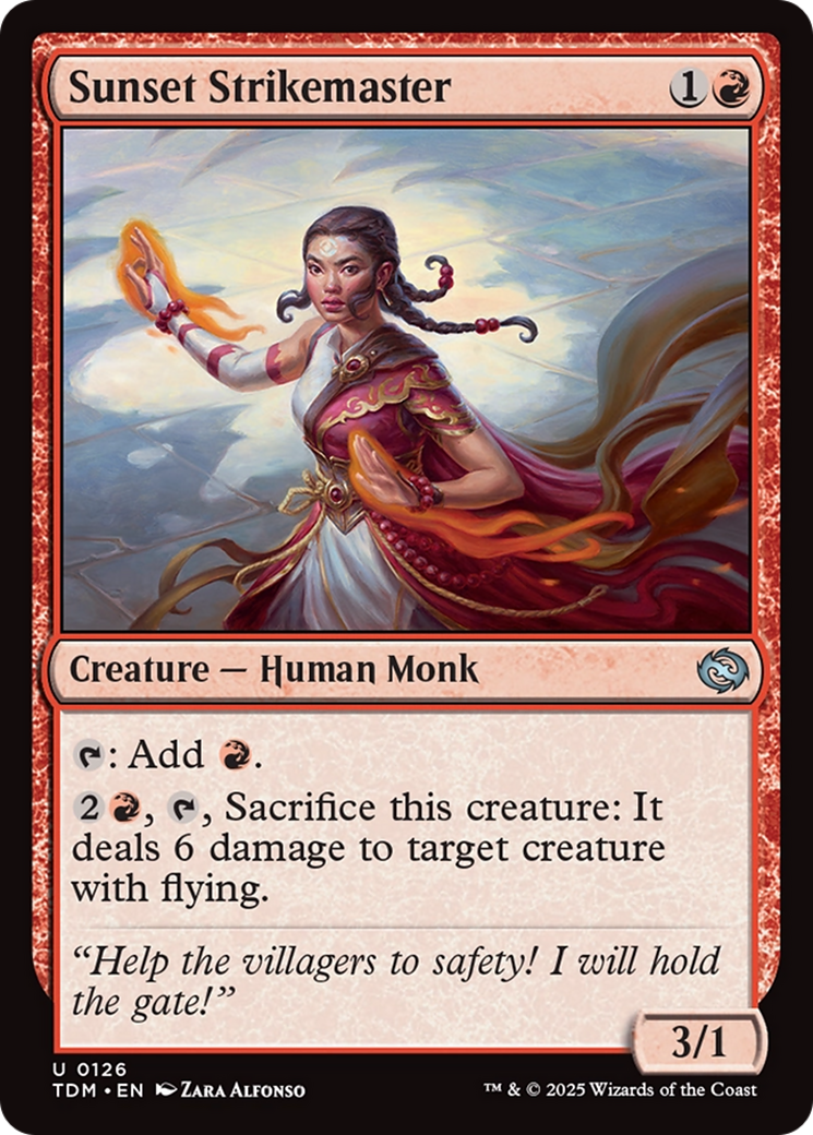 Sunset Strikemaster [Tarkir: Dragonstorm] | Lots Moore NSW