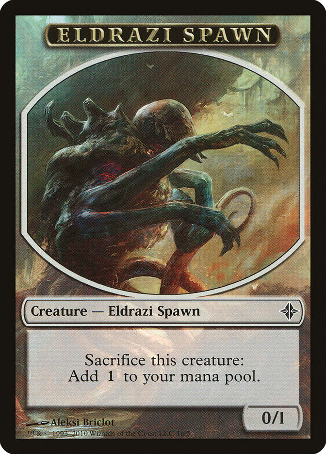 Eldrazi Spawn Token (1a/5) [Rise of the Eldrazi Tokens] | Lots Moore NSW