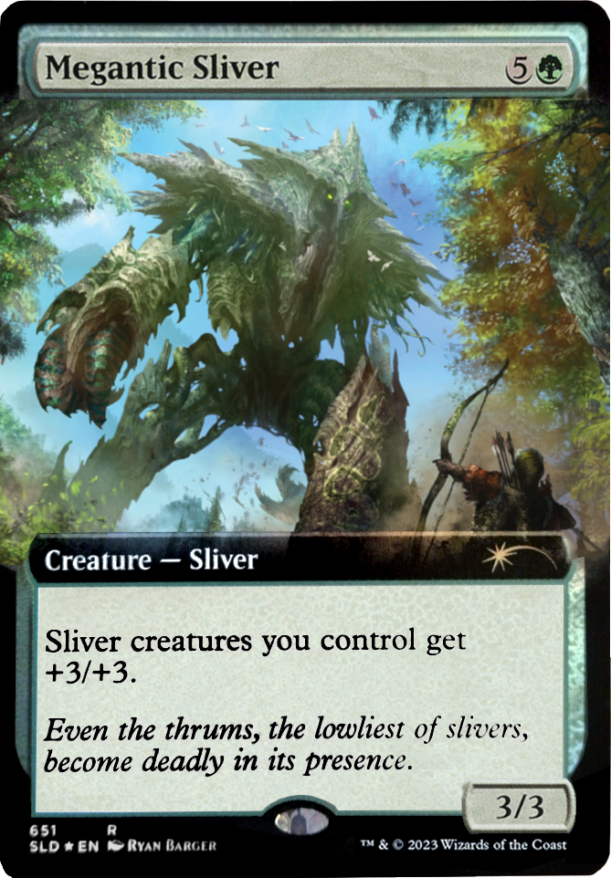 Megantic Sliver (Extended Art) [Secret Lair Drop Promos] | Lots Moore NSW
