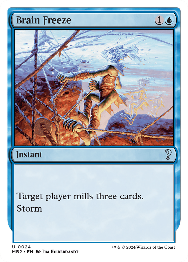 Brain Freeze (White Border) [Mystery Booster 2] | Lots Moore NSW