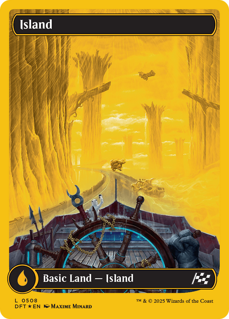Island (0508) (First-Place Foil) [Aetherdrift] | Lots Moore NSW