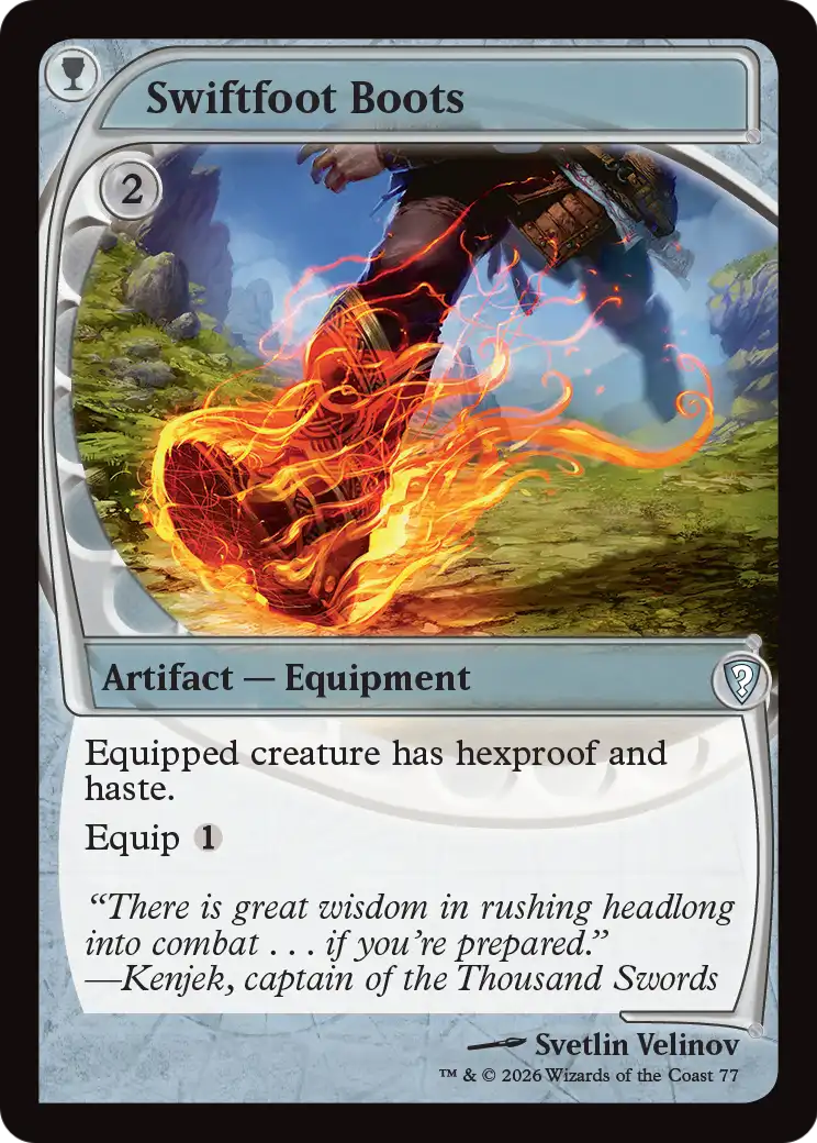 Swiftfoot Boots (Future Sight) [Mystery Booster: Commander Edition] | Lots Moore NSW