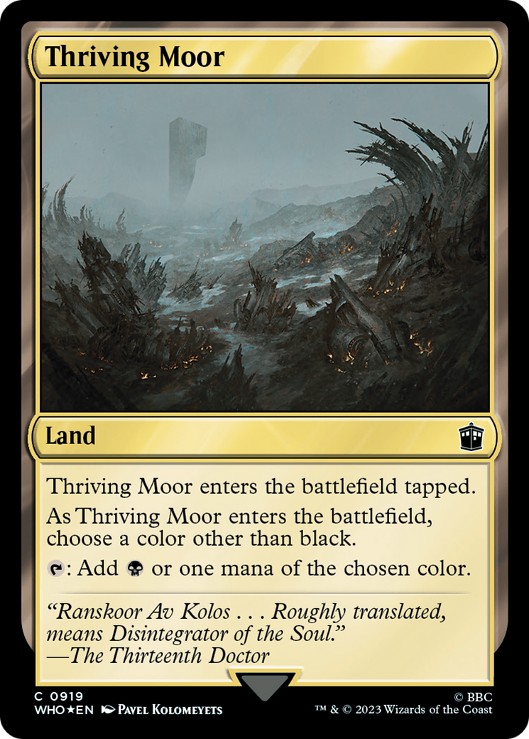 Thriving Moor (Surge Foil) [Doctor Who] | Lots Moore NSW