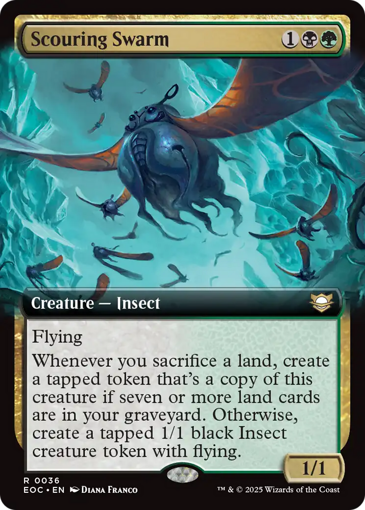 Scouring Swarm (Extended Art) [Edge of Eternities Commander] | Lots Moore NSW