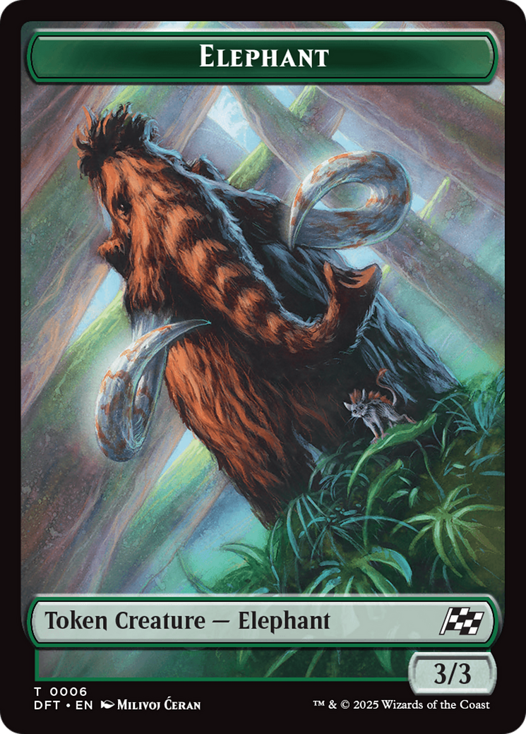 Insect // Elephant Double-Sided Token [Aetherdrift Tokens] | Lots Moore NSW