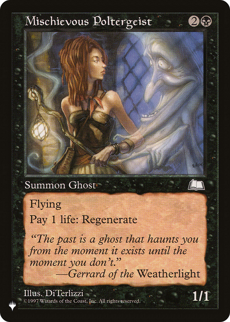 Mischievous Poltergeist [The List Reprints] | Lots Moore NSW