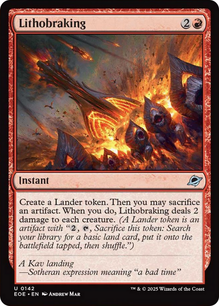 Lithobraking [Edge of Eternities] | Lots Moore NSW