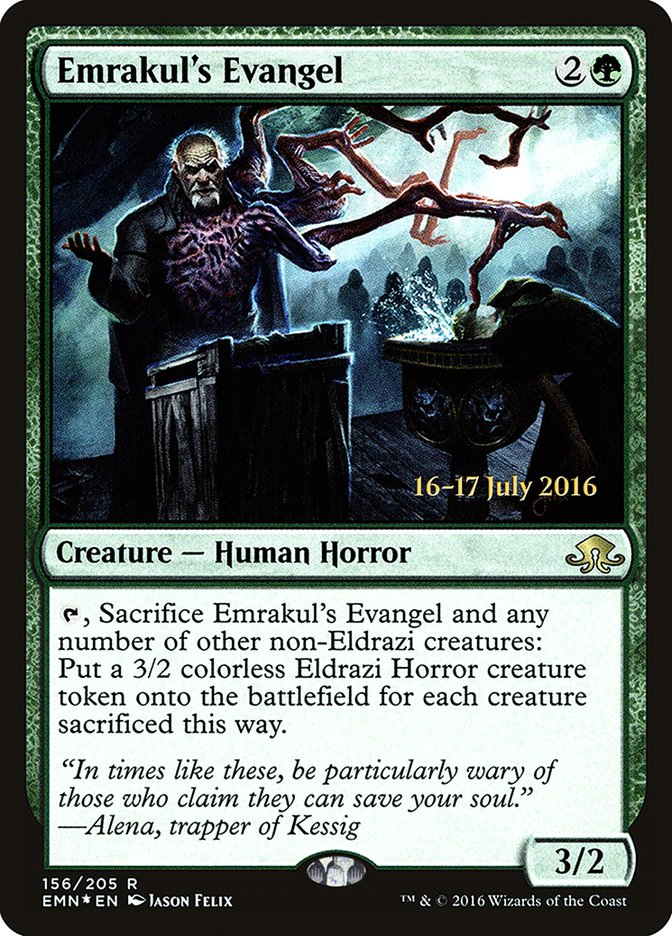Emrakul's Evangel [Eldritch Moon Prerelease Promos] | Lots Moore NSW
