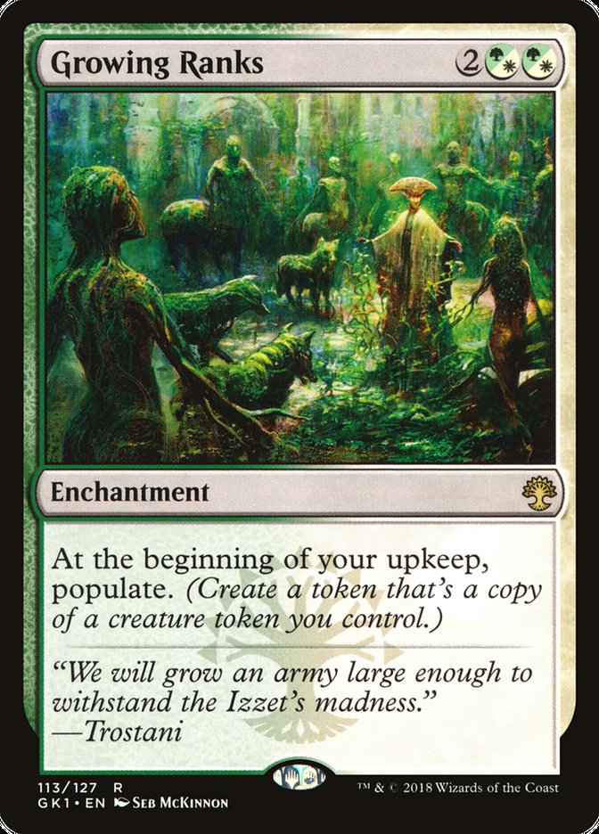 Growing Ranks [Guilds of Ravnica Guild Kit] | Lots Moore NSW