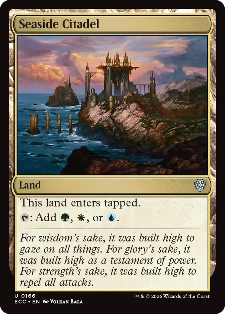 Seaside Citadel [Lorwyn Eclipsed Commander] | Lots Moore NSW