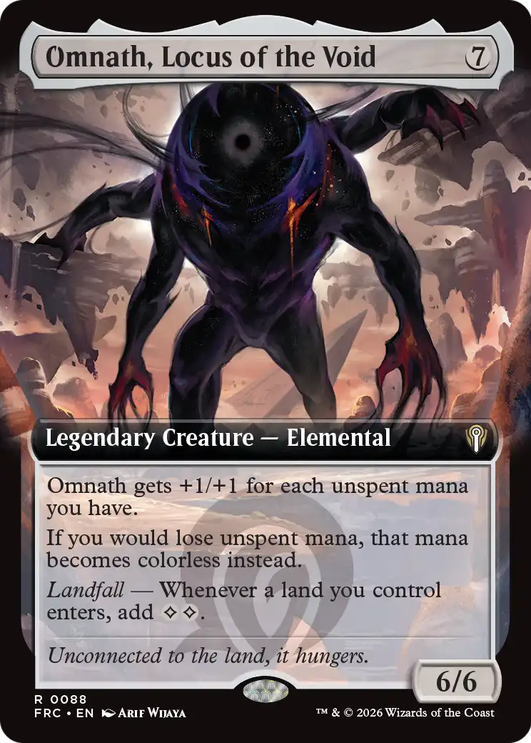 Omnath, Locus of the Void (Extended Art) [Reality Fracture Commander] | Lots Moore NSW