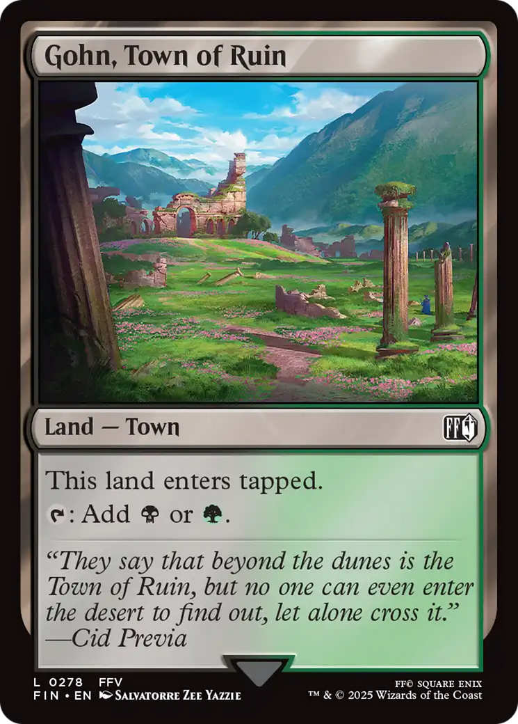 Gohn, Town of Ruin [FINAL FANTASY] | Lots Moore NSW
