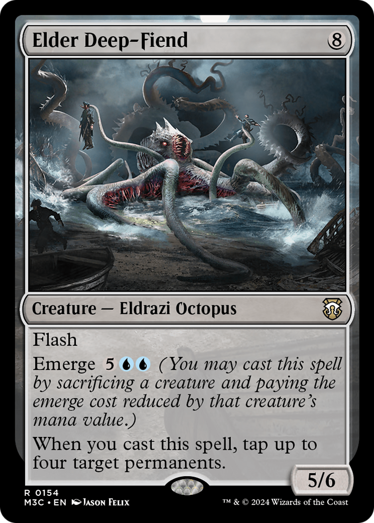 Elder Deep-Fiend (Ripple Foil) [Modern Horizons 3 Commander] | Lots Moore NSW