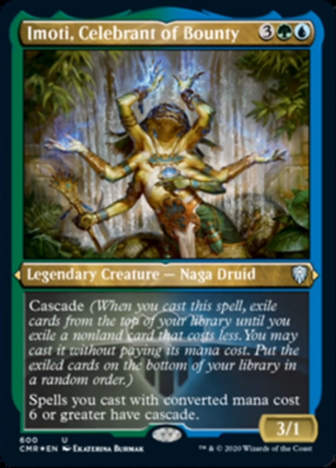 Imoti, Celebrant of Bounty (Etched) [Commander Legends] | Lots Moore NSW