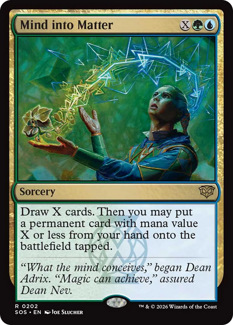 Mind into Matter [Secrets of Strixhaven] | Lots Moore NSW