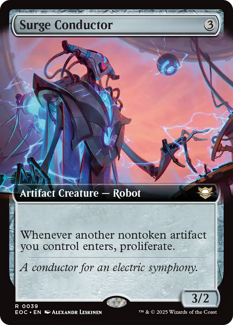 Surge Conductor (Extended Art) [Edge of Eternities Commander] | Lots Moore NSW