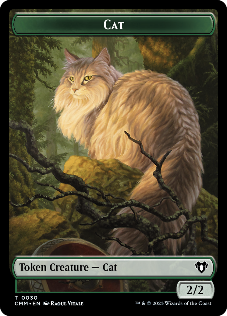 Cat Token (30) [Commander Masters Tokens] | Lots Moore NSW