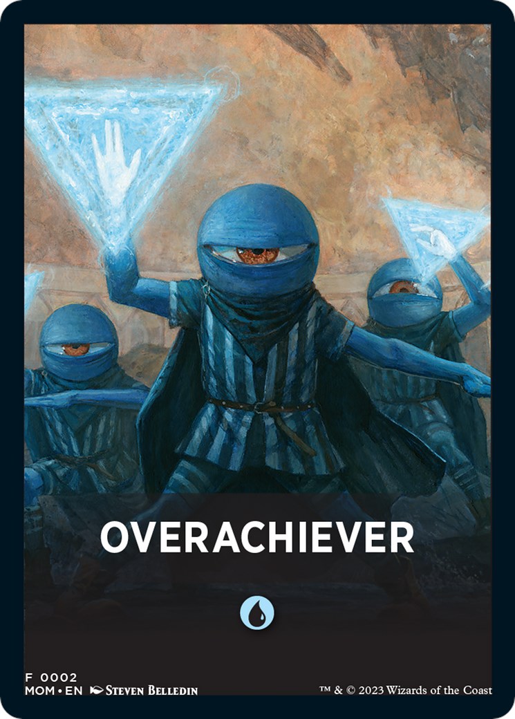 Overachiever Theme Card [March of the Machine Tokens] | Lots Moore NSW