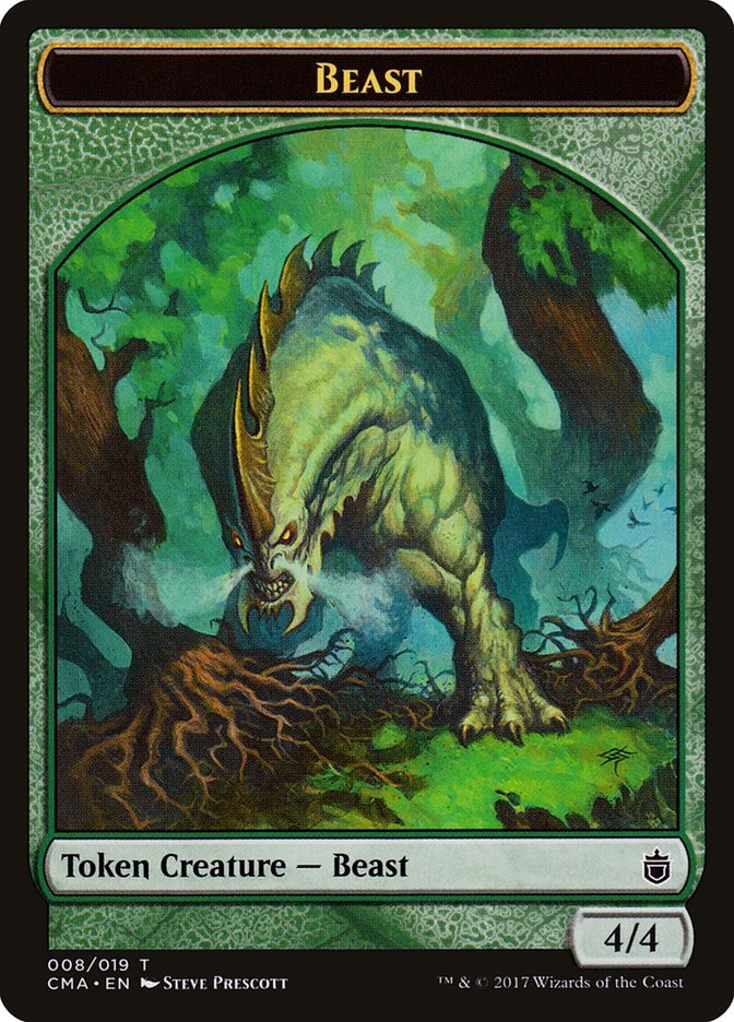 Beast Token (008/019) [Commander Anthology Tokens] | Lots Moore NSW