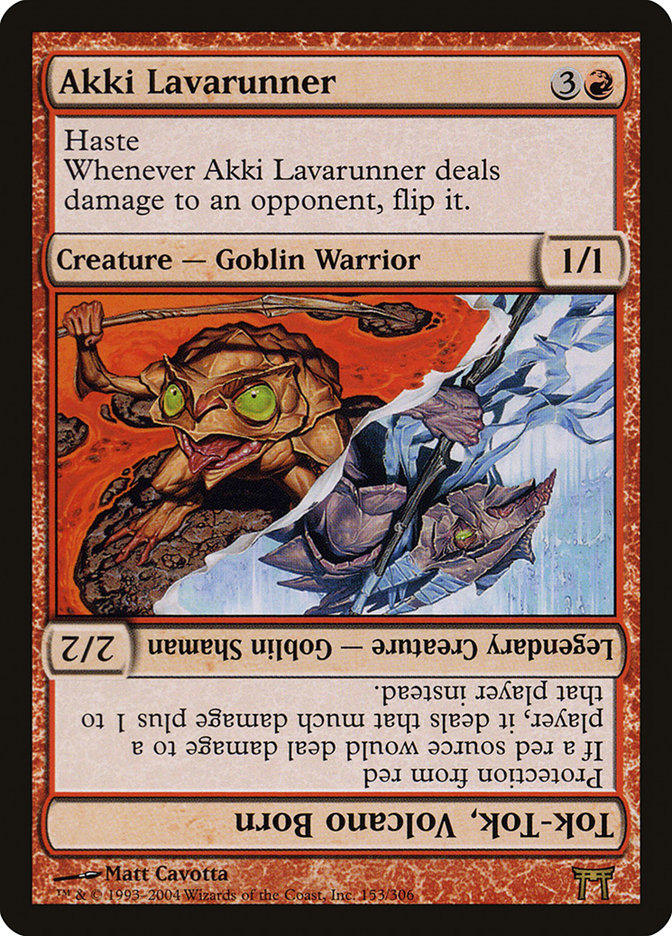Akki Lavarunner // Tok-Tok, Volcano Born [Champions of Kamigawa] | Lots Moore NSW