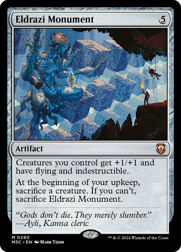 Eldrazi Monument (Ripple Foil) [Modern Horizons 3 Commander] | Lots Moore NSW