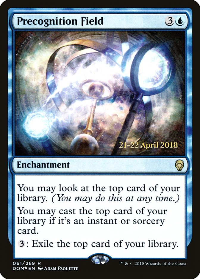 Precognition Field [Dominaria Prerelease Promos] | Lots Moore NSW