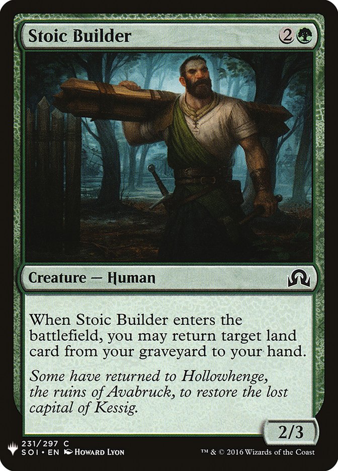 Stoic Builder [Mystery Booster] | Lots Moore NSW