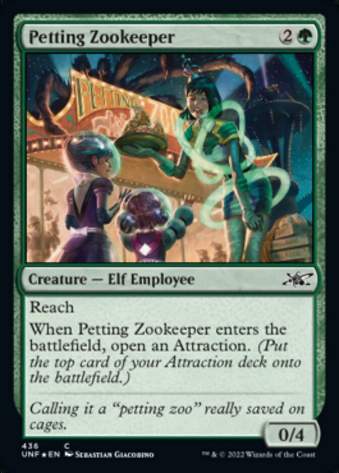 Petting Zookeeper (Galaxy Foil) [Unfinity] | Lots Moore NSW