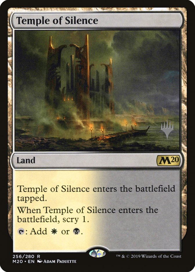 Temple of Silence (Promo Pack) [Core Set 2020 Promos] | Lots Moore NSW