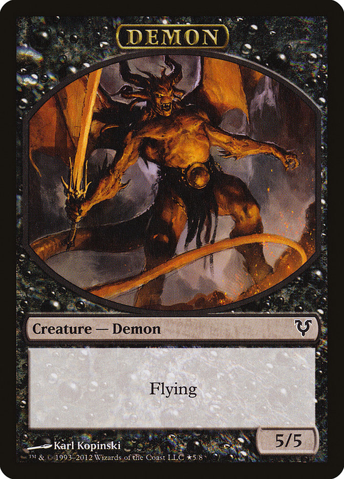 Angel // Demon Double-Sided Token [Open the Helvault] | Lots Moore NSW