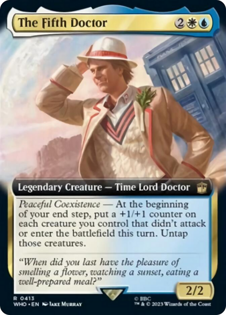 The Fifth Doctor (Extended Art) [Doctor Who] | Lots Moore NSW