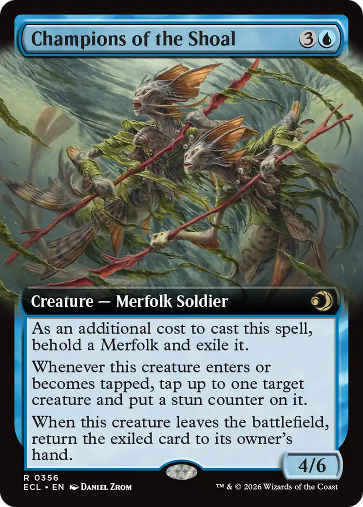 Champions of the Shoal (Extended Art) [Lorwyn Eclipsed] | Lots Moore NSW