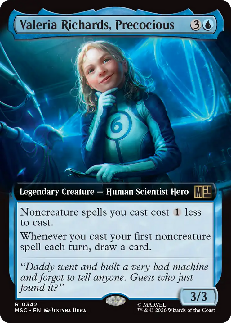 Valeria Richards, Precocious (Extended Art) [Marvel Super Heroes Commander] | Lots Moore NSW