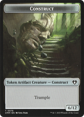 City's Blessing // Construct (0075) Double-Sided Token [Commander Masters Tokens] | Lots Moore NSW