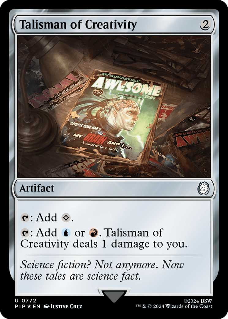 Talisman of Creativity (Surge Foil) [Fallout] | Lots Moore NSW