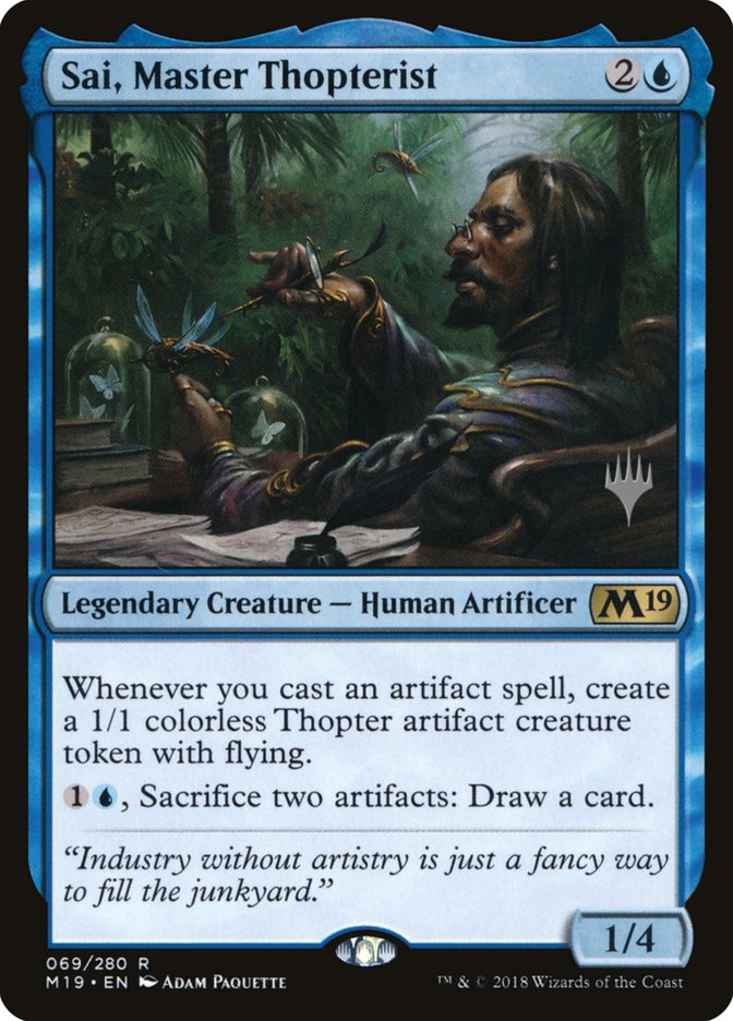 Sai, Master Thopterist (Promo Pack) [Core Set 2019 Promos] | Lots Moore NSW