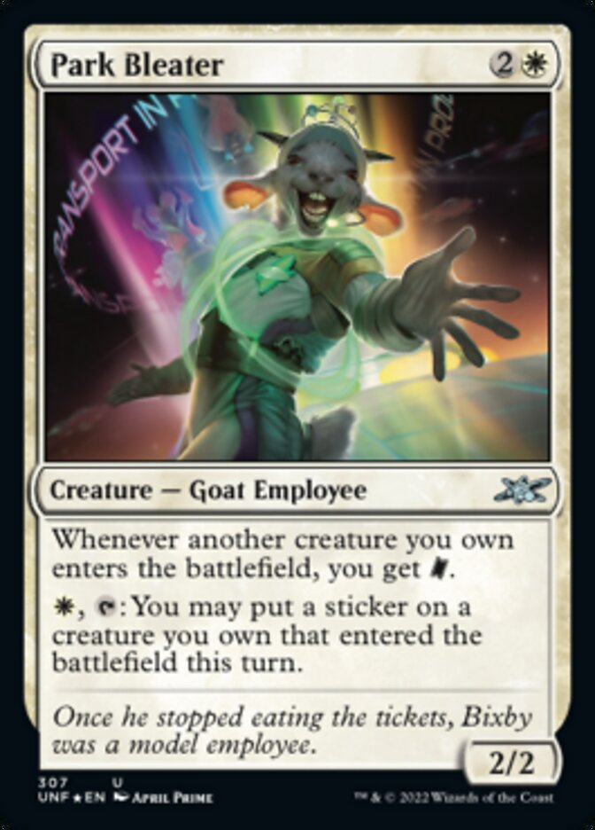 Park Bleater (Galaxy Foil) [Unfinity] | Lots Moore NSW