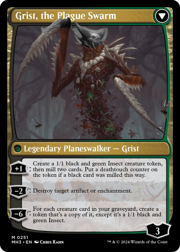 Grist, Voracious Larva // Grist, the Plague Swarm [Modern Horizons 3] | Lots Moore NSW