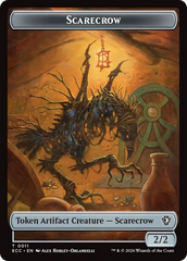 Snake // Scarecrow Double-Sided Token [Lorwyn Eclipsed Tokens] | Lots Moore NSW