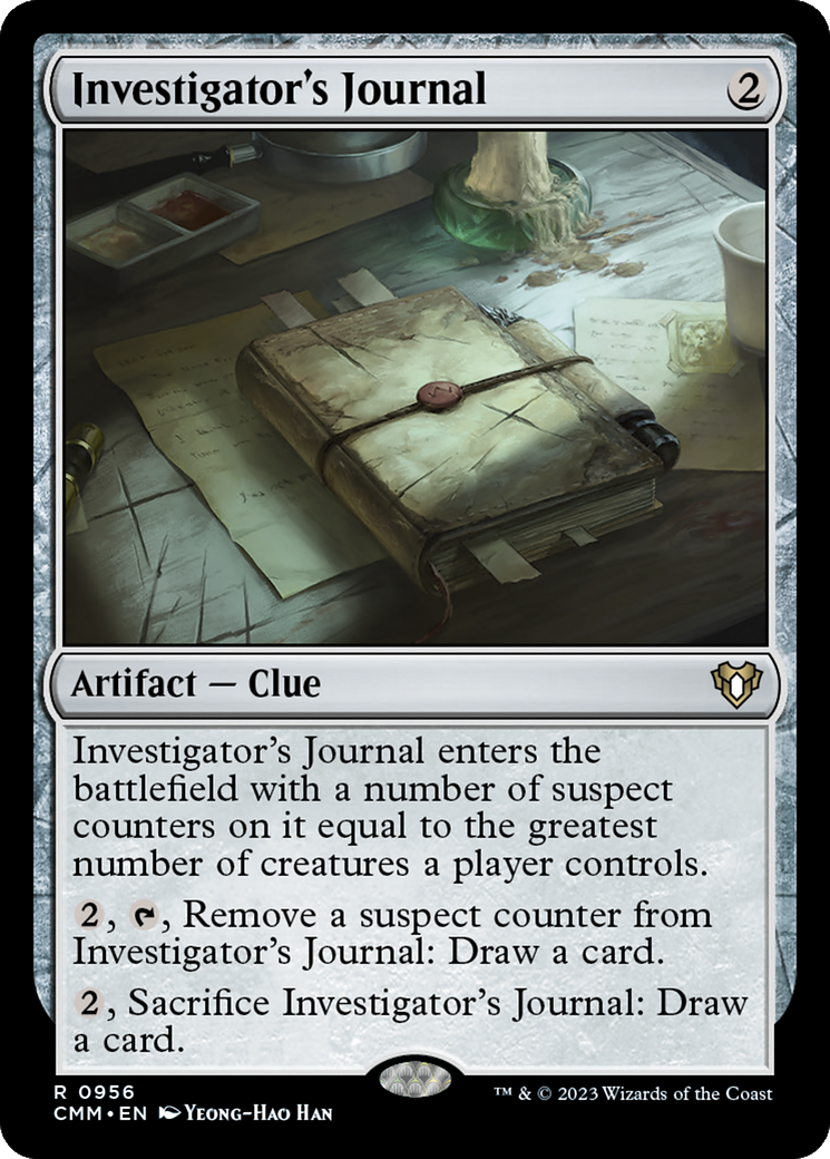 Investigator's Journal [Commander Masters] | Lots Moore NSW