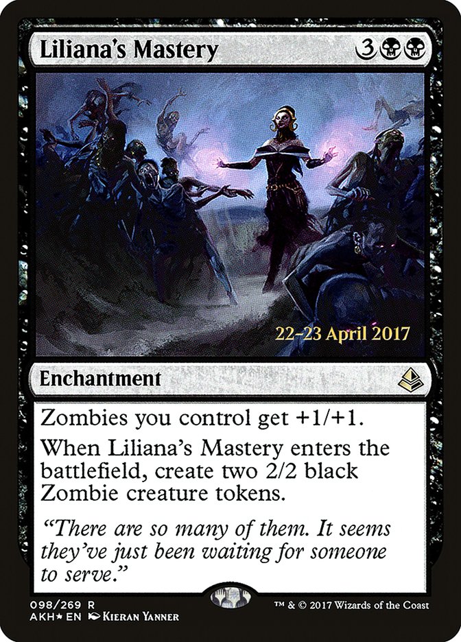 Liliana's Mastery [Amonkhet Prerelease Promos] | Lots Moore NSW