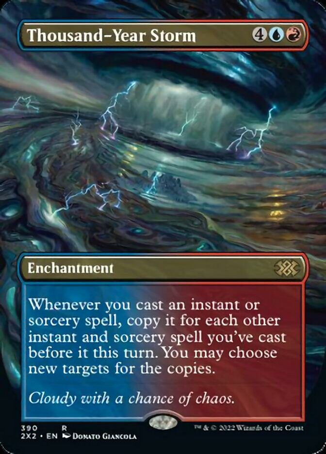 Thousand-Year Storm (Borderless Alternate Art) [Double Masters 2022] | Lots Moore NSW