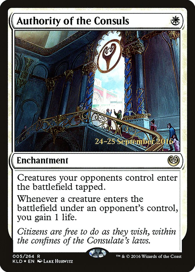 Authority of the Consuls [Kaladesh Prerelease Promos] | Lots Moore NSW