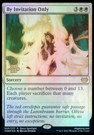 By Invitation Only [Innistrad: Crimson Vow Prerelease Promos] | Lots Moore NSW