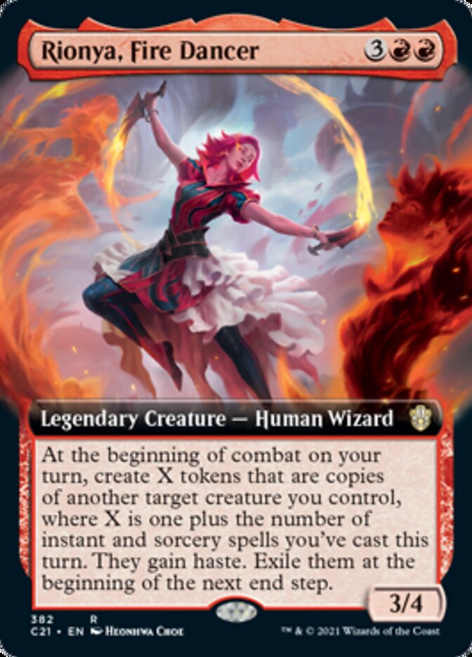 Rionya, Fire Dancer (Extended Art) [Commander 2021] | Lots Moore NSW
