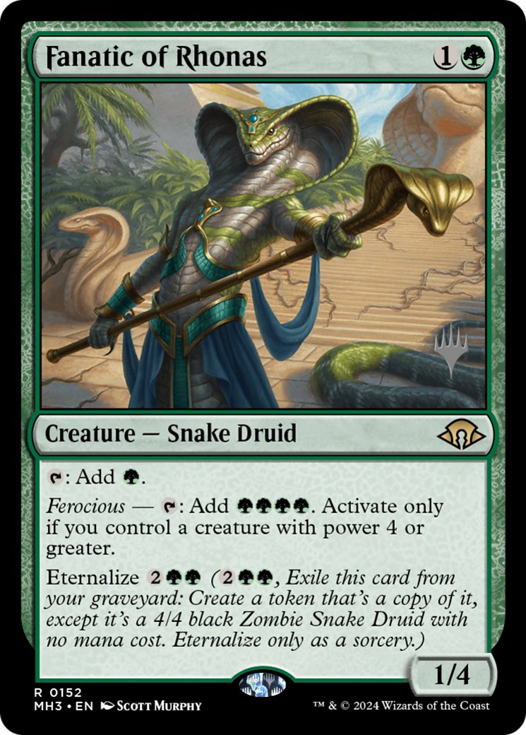 Fanatic of Rhonas [Lorwyn Eclipsed Promos] | Lots Moore NSW