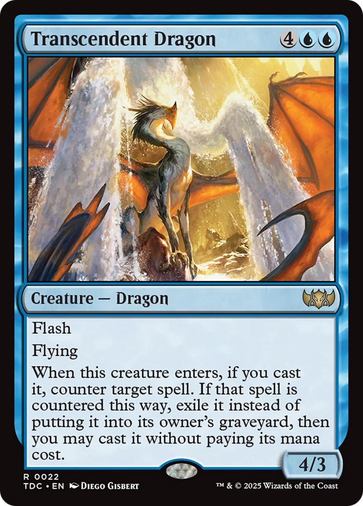Transcendent Dragon [Tarkir: Dragonstorm Commander] | Lots Moore NSW