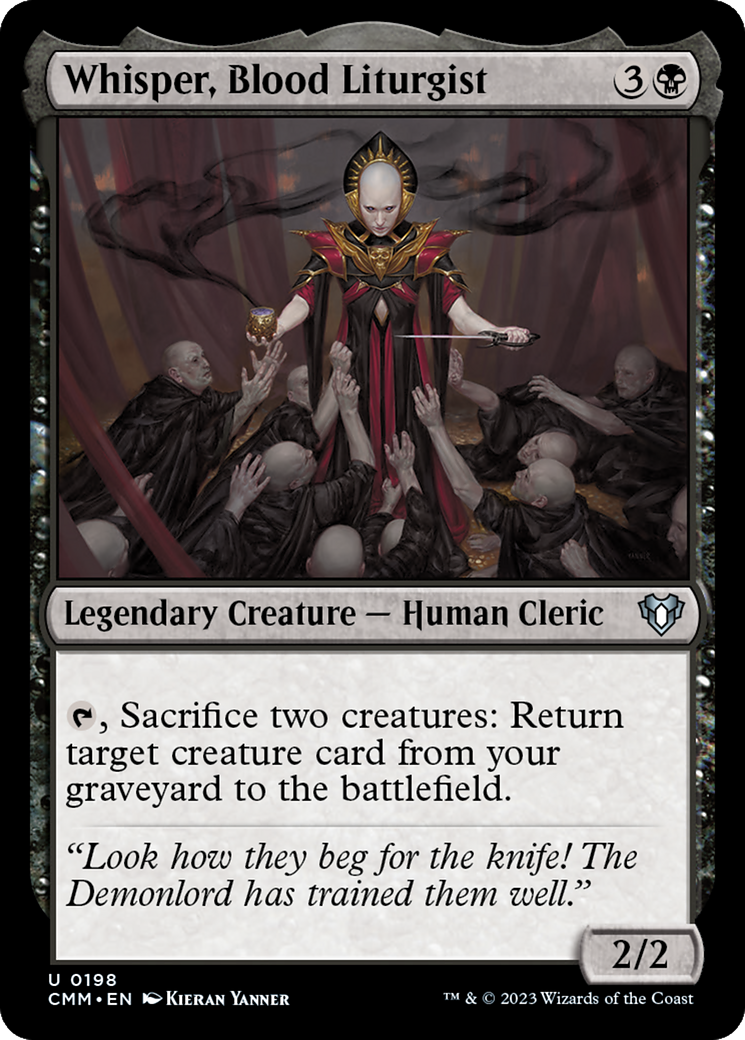 Whisper, Blood Liturgist [Commander Masters] | Lots Moore NSW