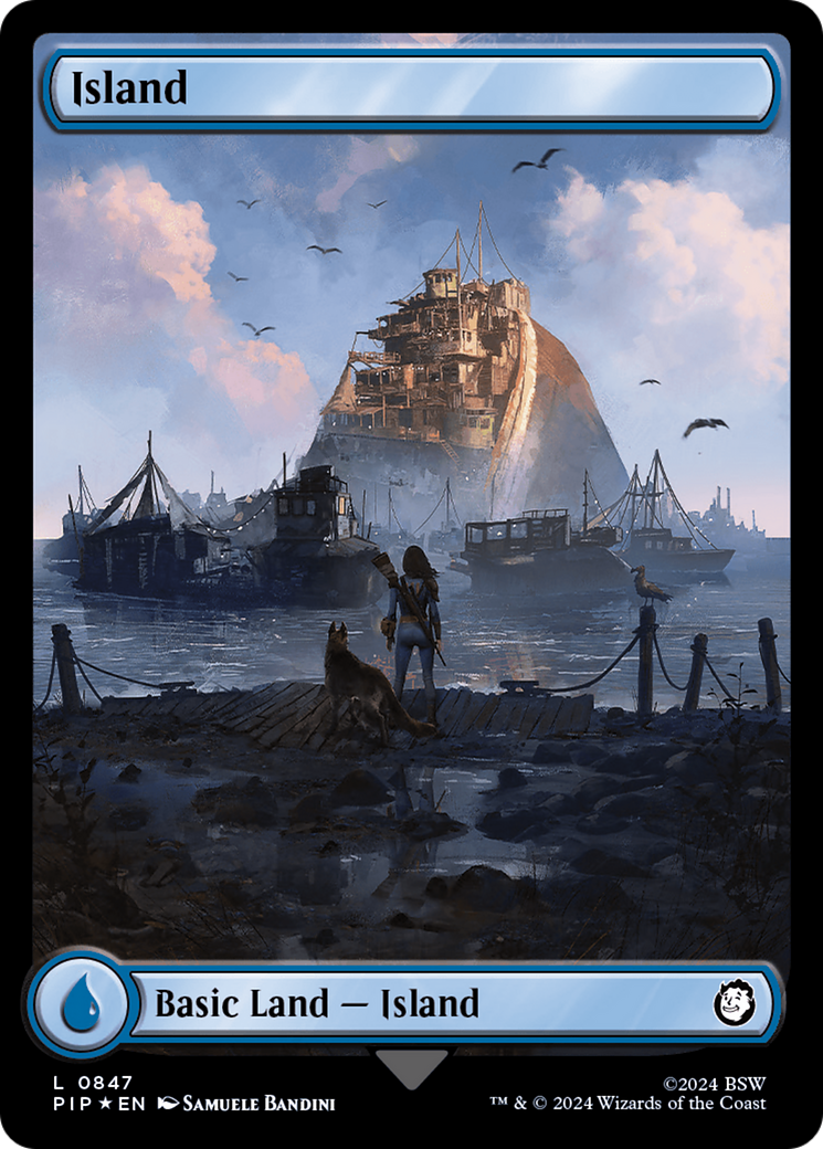 Island (0847) (Surge Foil) [Fallout] | Lots Moore NSW