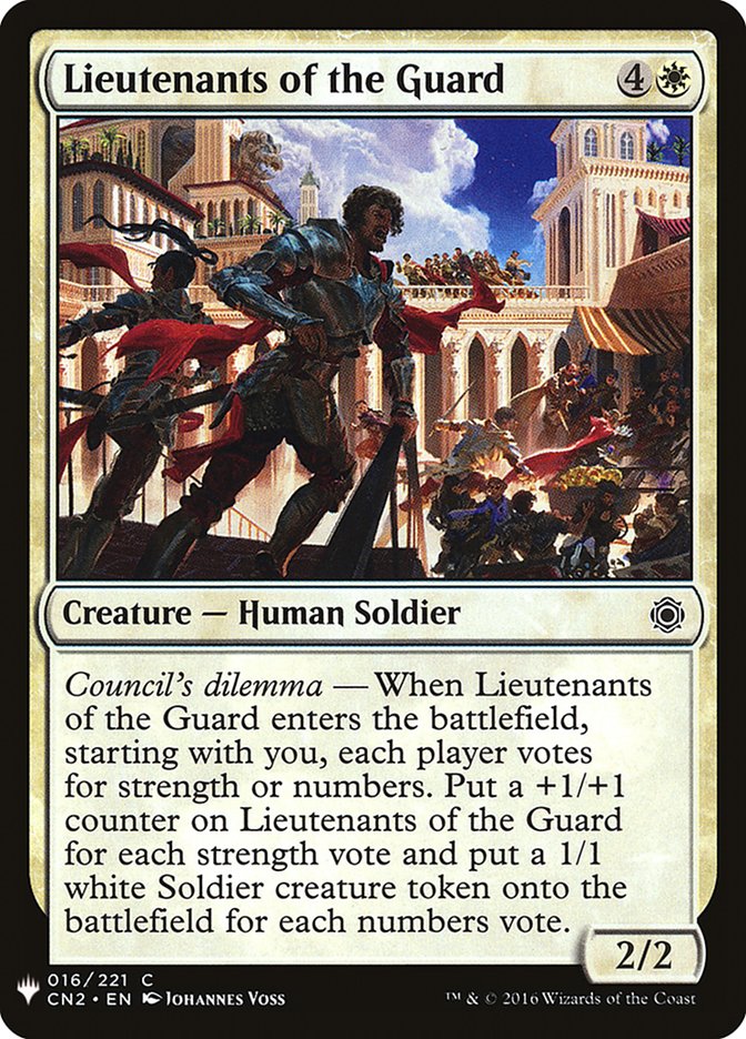Lieutenants of the Guard [Mystery Booster] | Lots Moore NSW